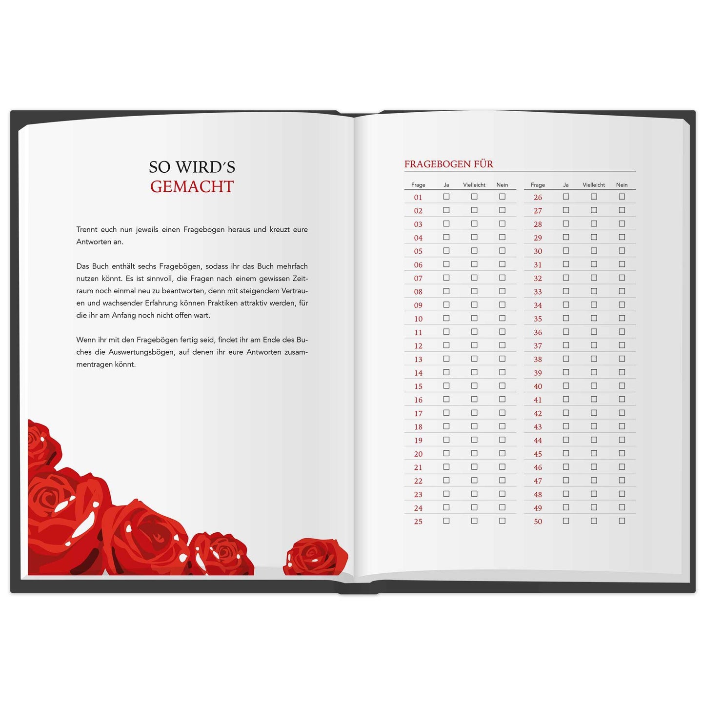 COUPLE CLASSICS® Liebeslust - Das Fragebuch für ein erfülltes Liebesleben