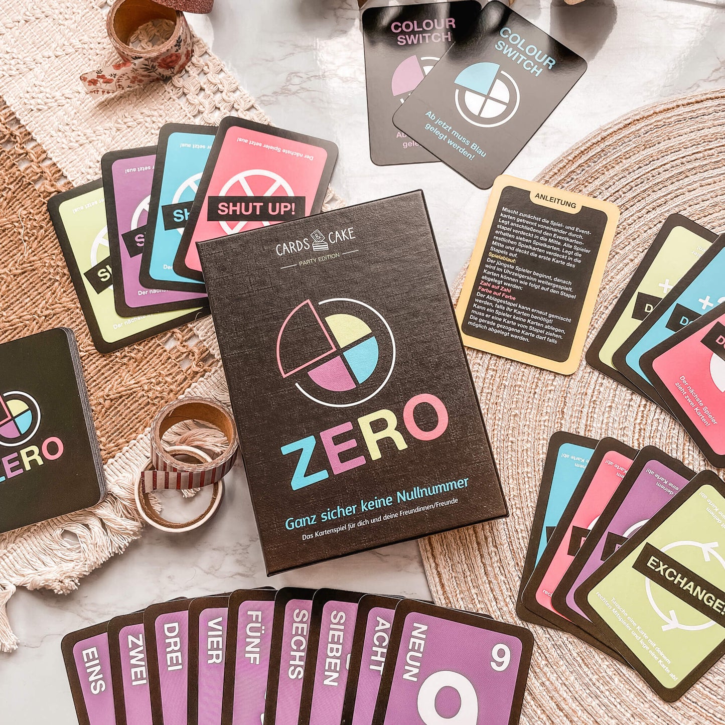 CARDS & CAKE Kartenspiel Zero - Cupcakes & Kisses