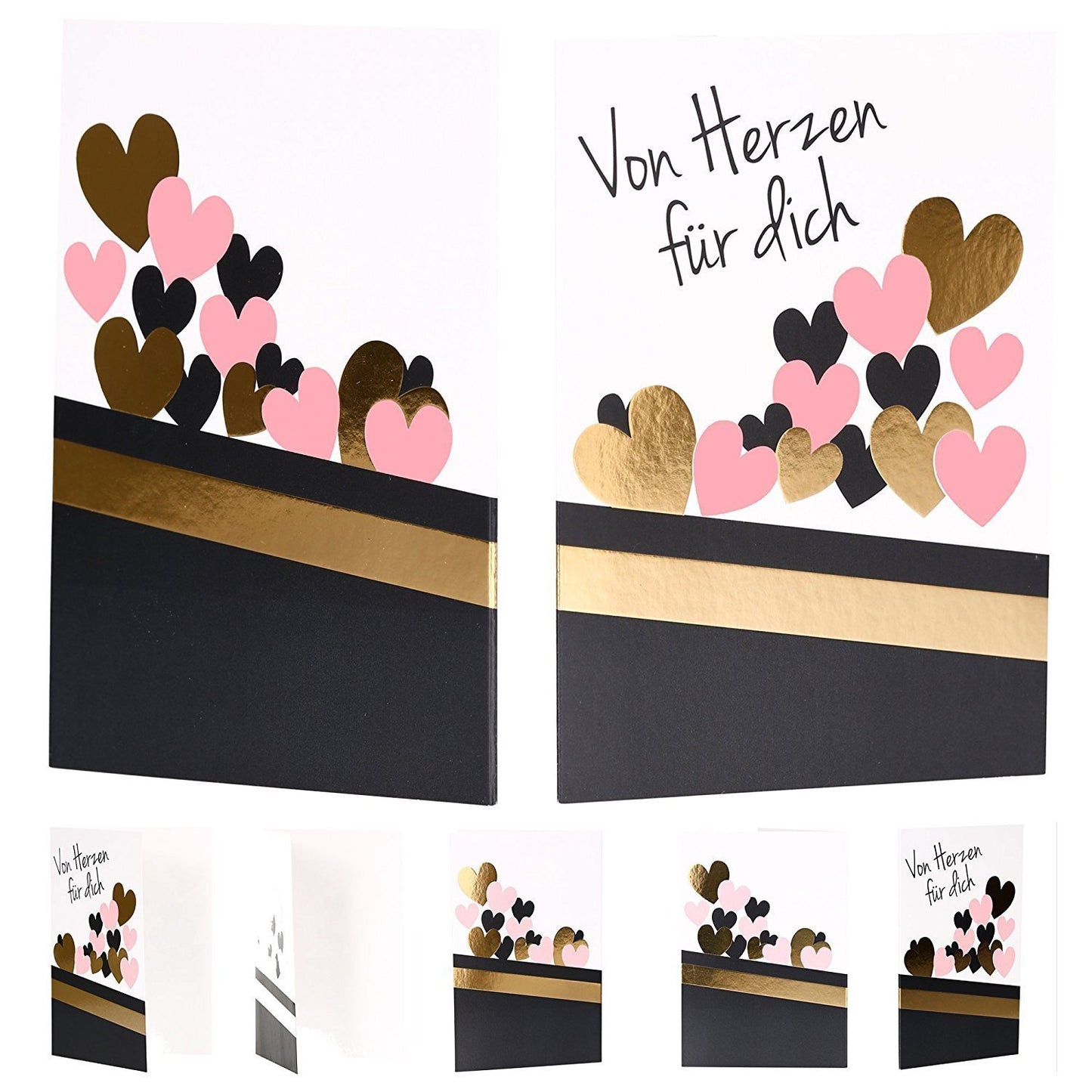Grußkarten Spar-Set - Cupcakes & Kisses