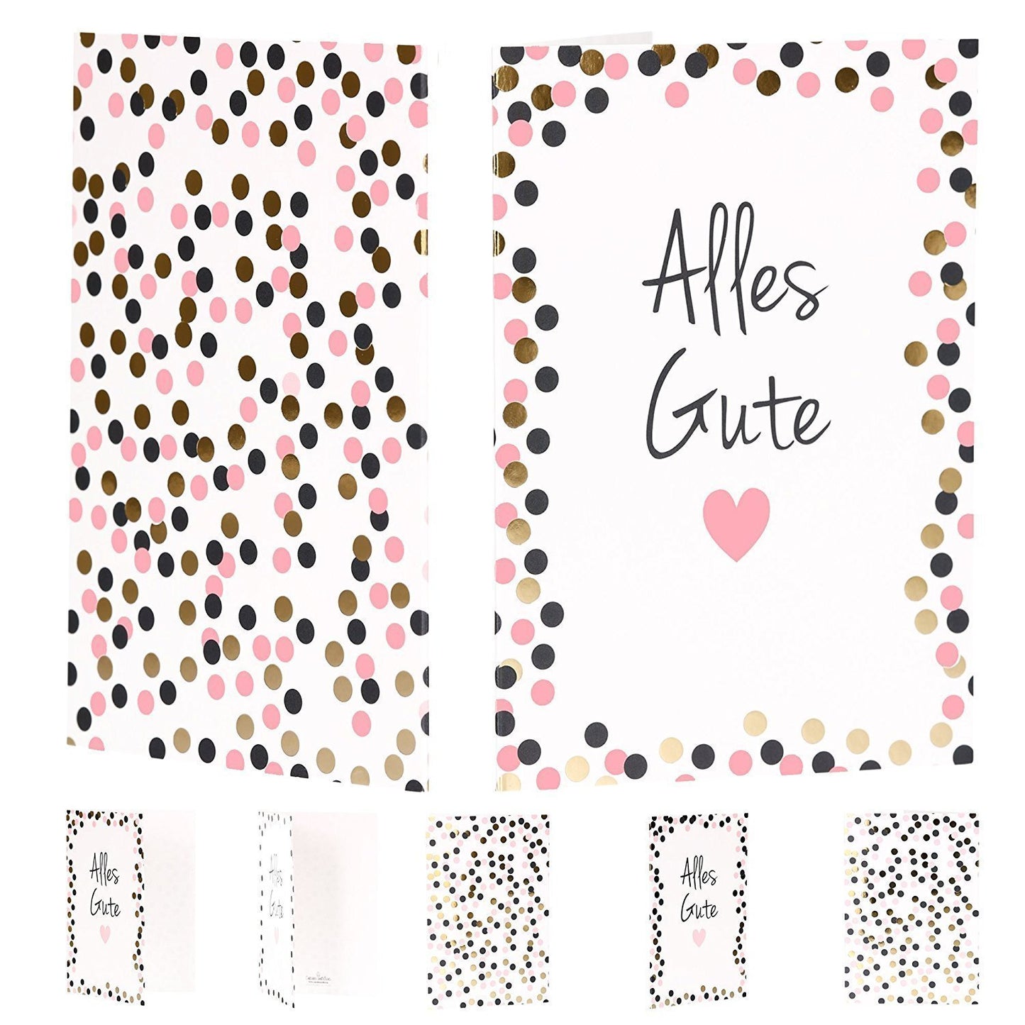 Grußkarten Spar-Set - Cupcakes & Kisses