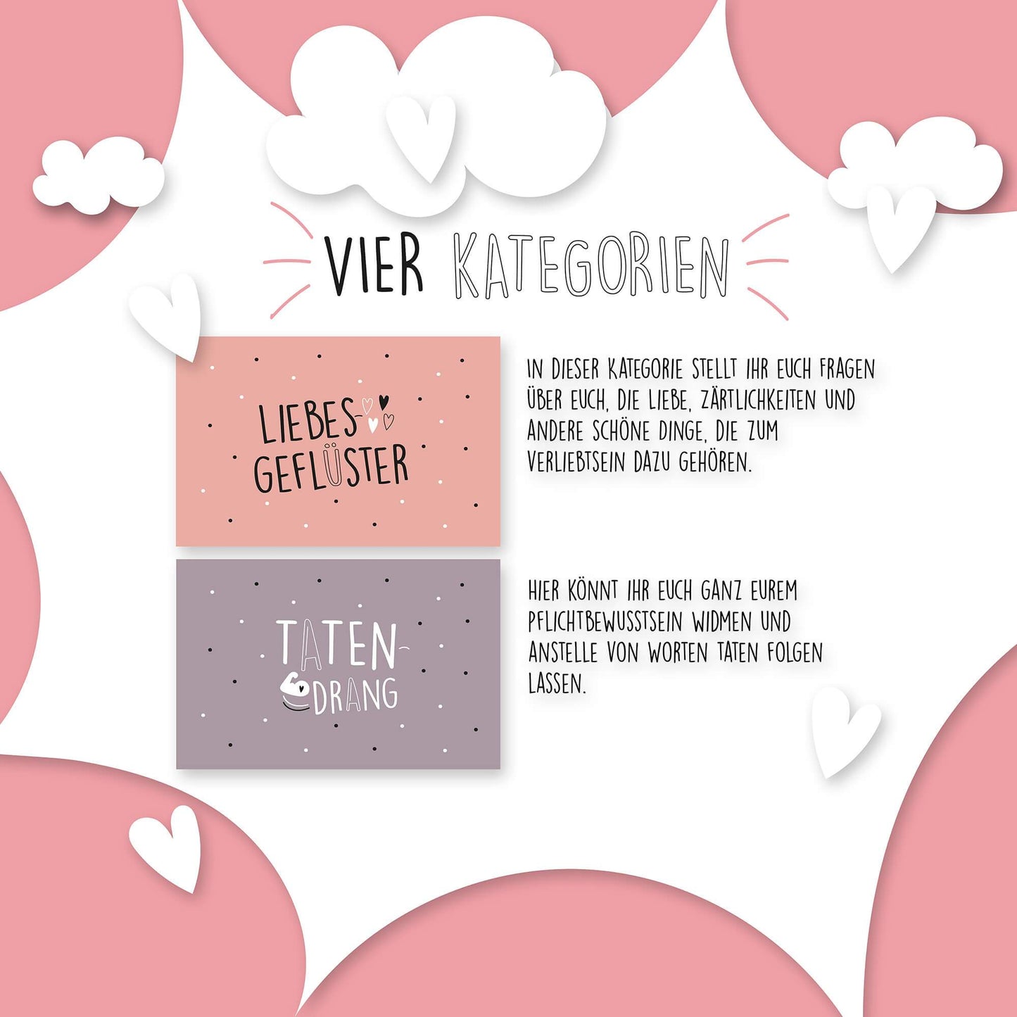 Kartenspiel Pärchen - Cupcakes & Kisses