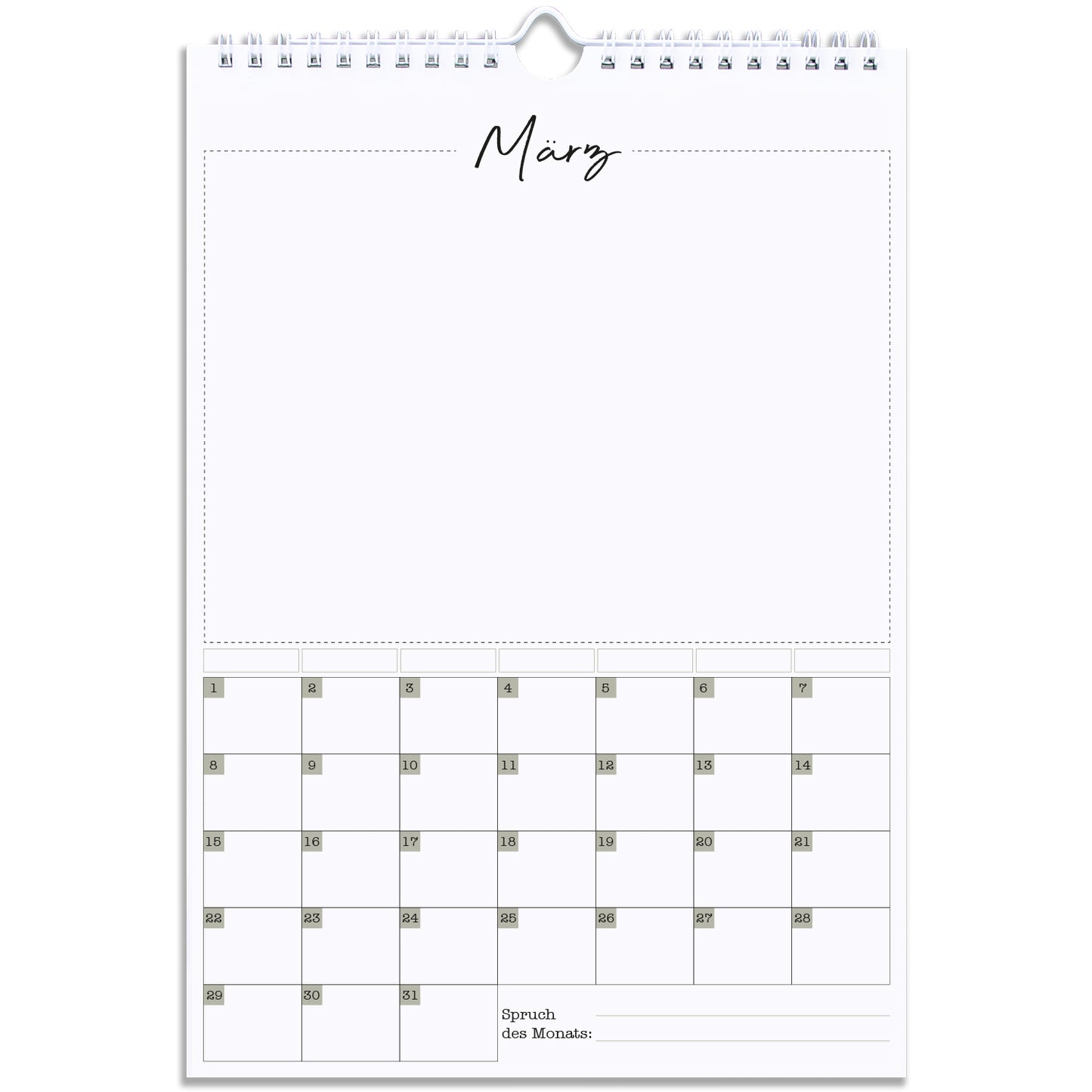 Wandkalender LEAF & GOLD