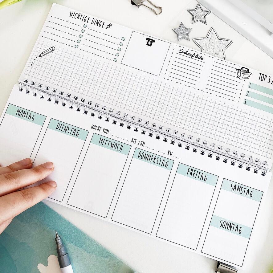 Tischkalender - Cupcakes & Kisses