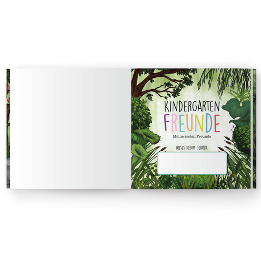 Kindergarten Freundebuch Waldtiere