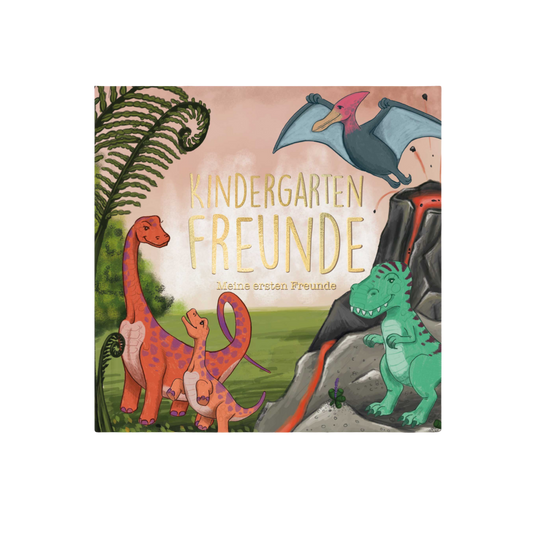 Kindergarten Freundebuch Dinos