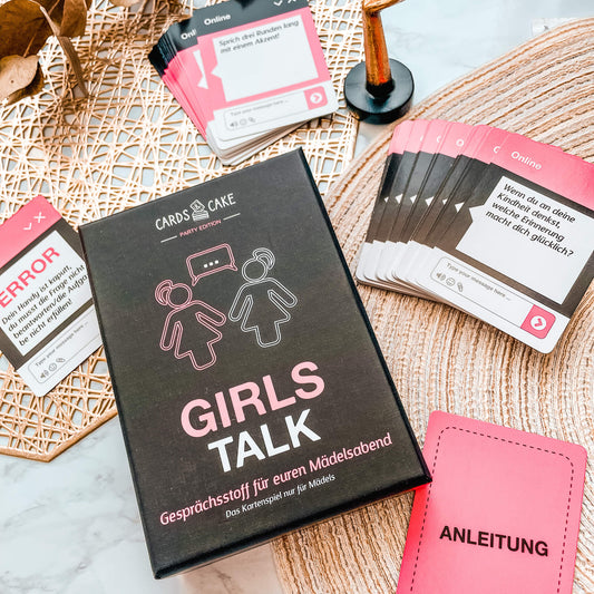 CARDS & CAKE GIRLS TALK Kartenspiel - Cupcakes & Kisses