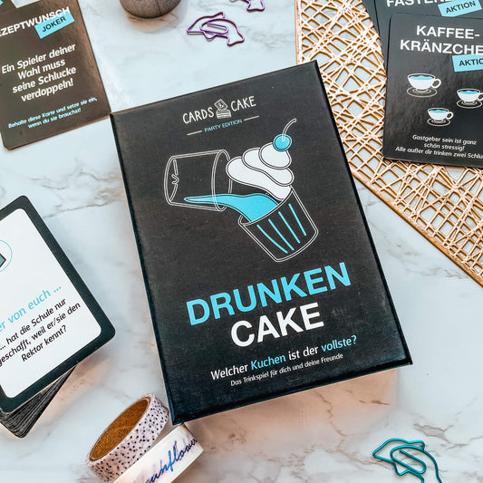CARDS & CAKE Kartenspiel Drunken Cake - Cupcakes & Kisses