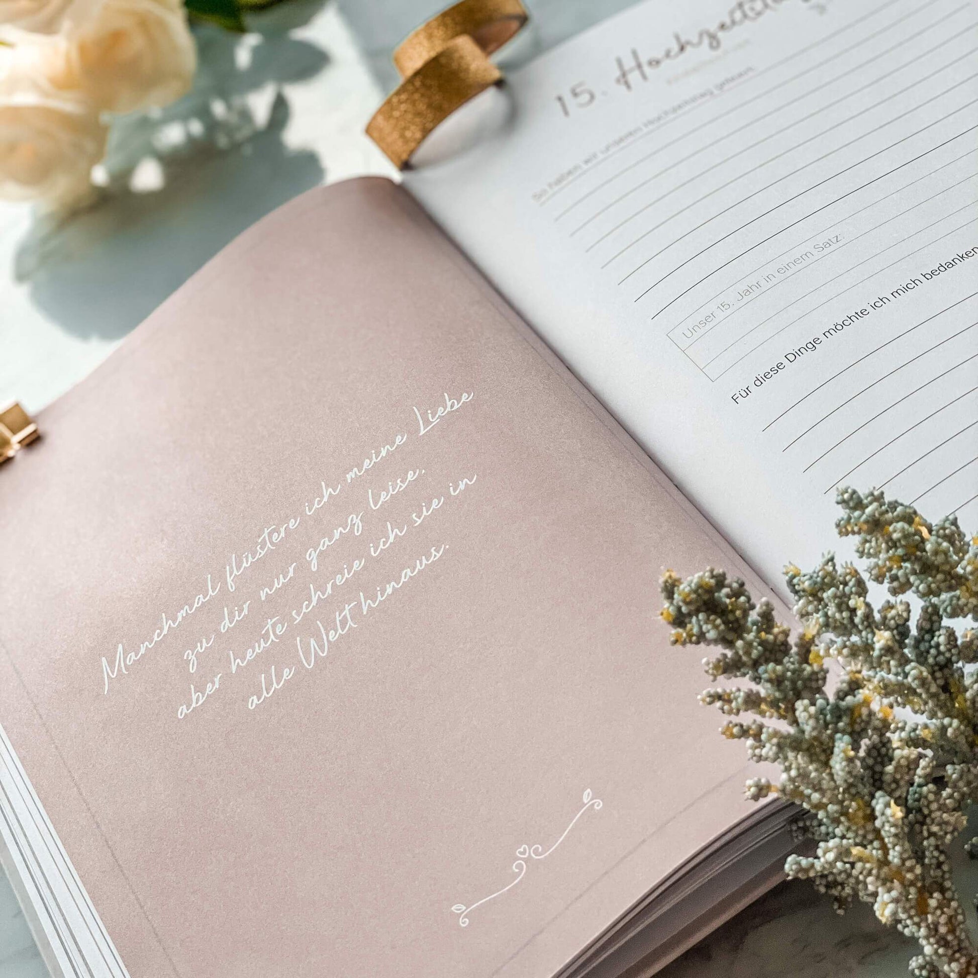 Hochzeitstag Tagebuch - Cupcakes & Kisses