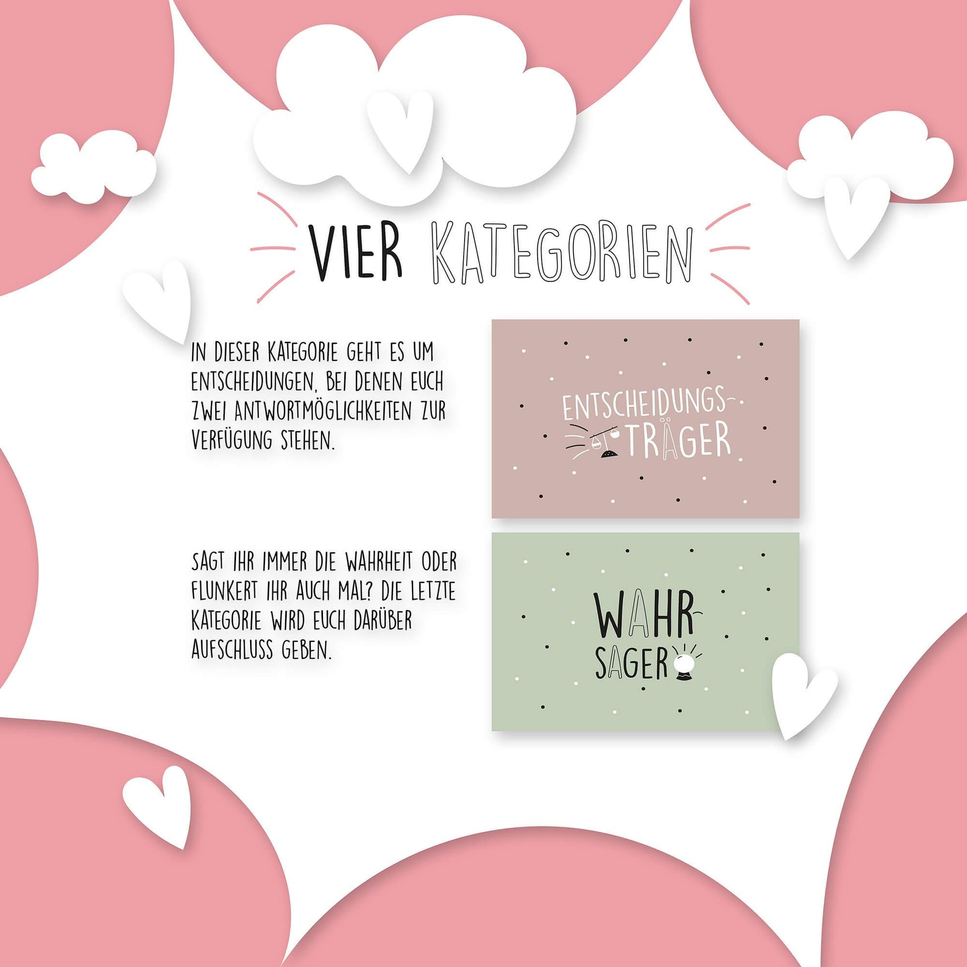 Kartenspiel Pärchen - Cupcakes & Kisses