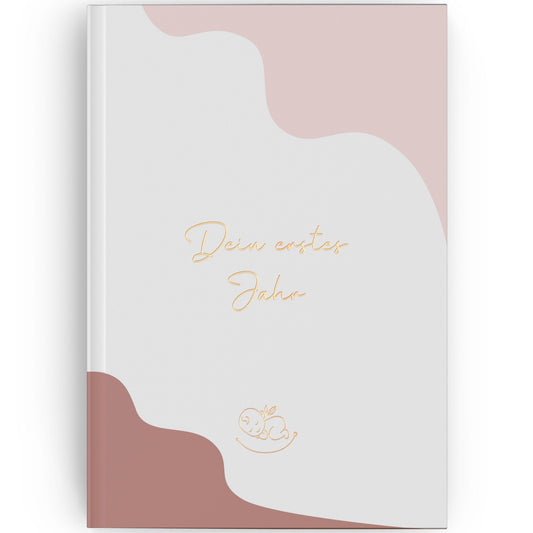 LEAF & GOLD Dein erstes Jahr Babybuch - Cupcakes & Kisses